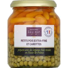 Petits pois extra-fins et carottes (215g)