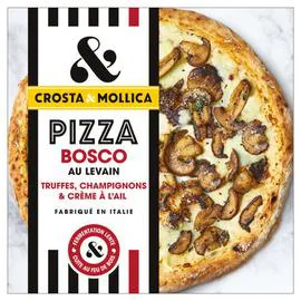 Pizza truffe, champignon et creme à l ail (443g)
