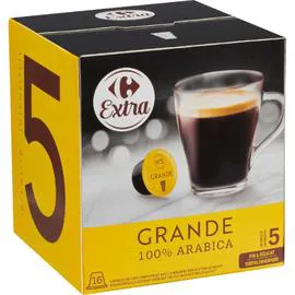 Café en capsules intensité (16x7,5g)