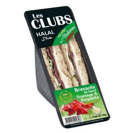Sandwich bresaola de boeuf fromage et roquette mayonaise (130g)
