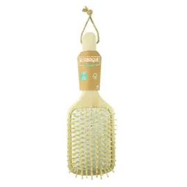 Brosse Cheveux carré en bois (l'unité)