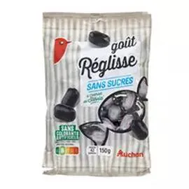 Bonbons goût réglisse sans sucres à l'extrait de Stévia (150g)