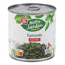 Epinards hâchés (395g)