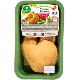 Cuisses de poulet avec portion de dos halal (x2)