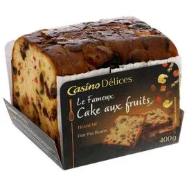 Cake aux fruits - Tranché (400g)
