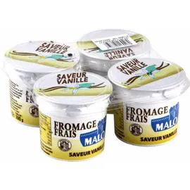 Fromage frais vanille (4x100g)