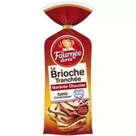 Brioche tranchée marbrée chocolat (400g)