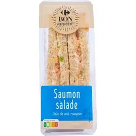 Sandwich saumon salade (130g)