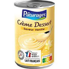 Crème dessert saveur vanille (400g)