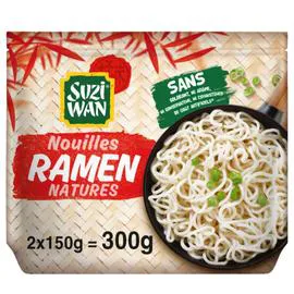 SUZI WAN Nouilles précuites ramen pour wok 2x150g