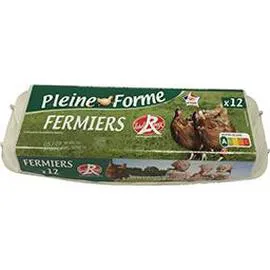 Oeufs fermier gros calibre (x12)