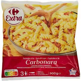 Plat cuisiné torsades carbonara (900g)