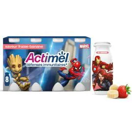 Yaourt à boire fraise banane (8x100g)