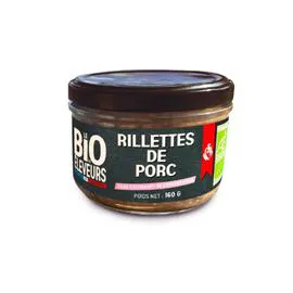 Rillette de porc Bio (160g)