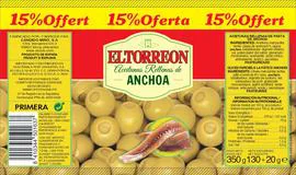 Olives vertes - Farcies aux anchois (150g)