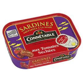 Sardines huile d'olive et tomates séchées (135g)