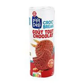 MARQUE REPÈRE, P'TIT DÉLI Biscuit Croc Break Goût tout chocolat 300g