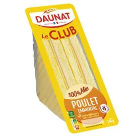 Sandwich s/croûte poulet emmental (140g)