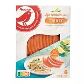 Emincé de truite de la mer (100g)
