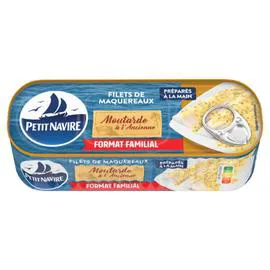 Filets de maquereaux moutarde ancienne (225g)
