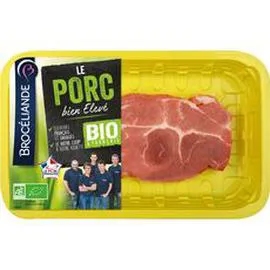 Côte de porc échine bio (175g)