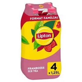 Boisson au thé saveur framboise (4x1,25l)
