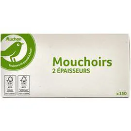 Boîte de mouchoirs 2 épaisseurs (x150)
