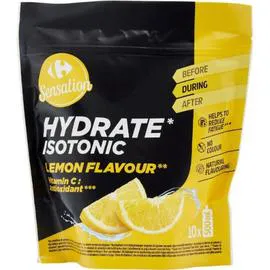 CARREFOUR, SENSATION Poudre pour boisson citron Hydrate SENSATION 400g