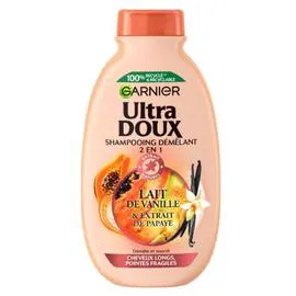 Shampoing 2-en-1 Démêlant Cheveux Longs Lait de Vanille (300ml)
