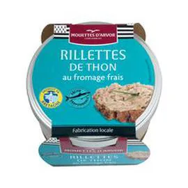 Rillettes de thon au fromage frais produit en Bretagne (125g)