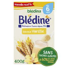 BLÉDINA Céréales bébé dès 6 mois saveur vanille 400g