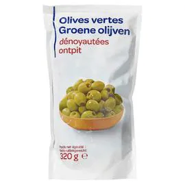 Olives vertes dénoyautées (320g )