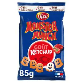VICO, MONSTER MUNCH Biscuits apéritifs goût ketchup 85g