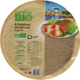 CARREFOUR BIO Galettes de blé noir 200g