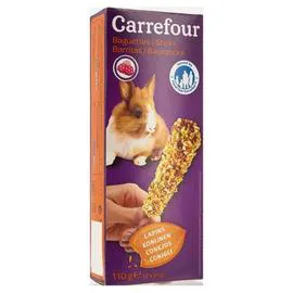 Baguettes aux fruits pour lapin (2x55g)