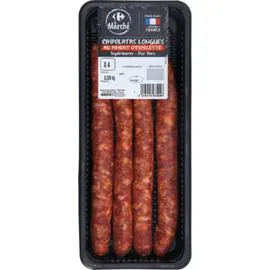 Chipolatas longues piment d'Espelette (4x80g)