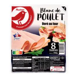 Blanc de poulet doré au four (240g)