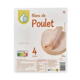 Blanc de poulet doré au four (180g)