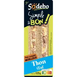 Sandwich thon Oeuf (125g)