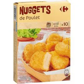 CARREFOUR Nuggets de poulet 200g