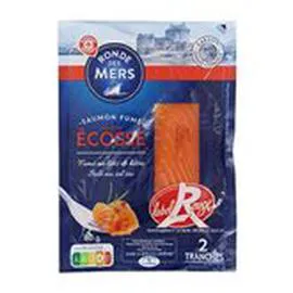 Saumon fumé Ecosse Label rouge x2 (80g)