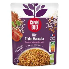 Riz et soja aux épices Tikka Massala Bio (220g)