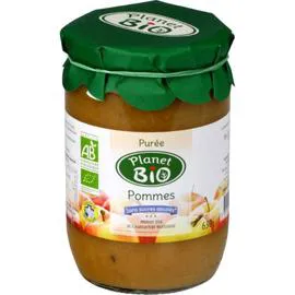 Compote bio pommes sans sucres ajoutés (630g)