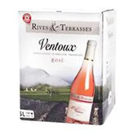 MARQUE REPÈRE, RIVES & TERRASSES AOC Ventoux vin rosé 5l