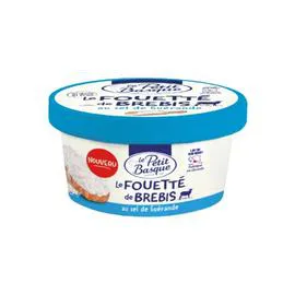 LE PETIT BASQUE Fromage fouetté au lait de brebis et sel de Guérande 140g