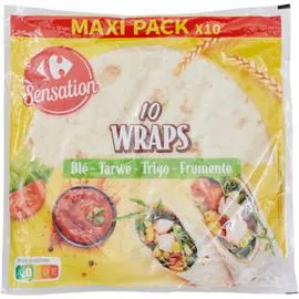 Wraps blé à garnir SENSATION (620g)