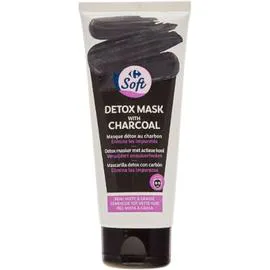 CARREFOUR SOFT Masque détox au charbon 100ml