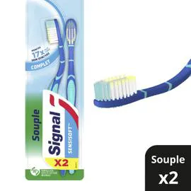 Brosse A Dents Souple Sensisoft Complet (x2)