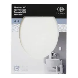Abattant WC blanc polypropylène (l'unité)