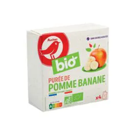 Gourdes purée de pomme banane sans sucres ajoutés bio (360g)
